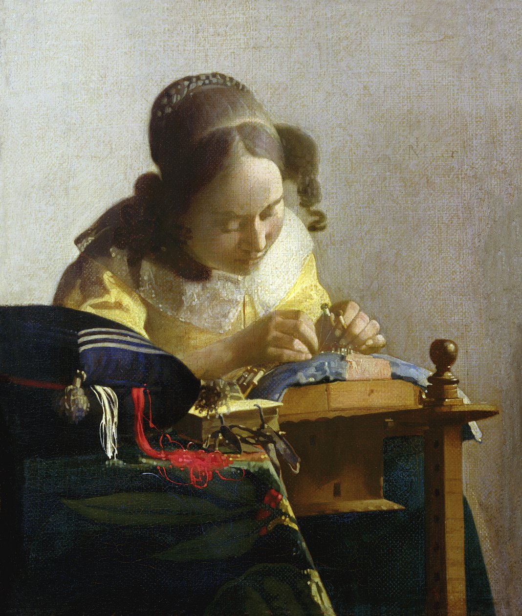 Spetsmakaren, 1669-70 av Jan Vermeer van Delft