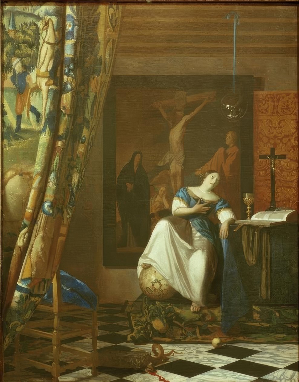 Allegori om tro av Jan Vermeer van Delft