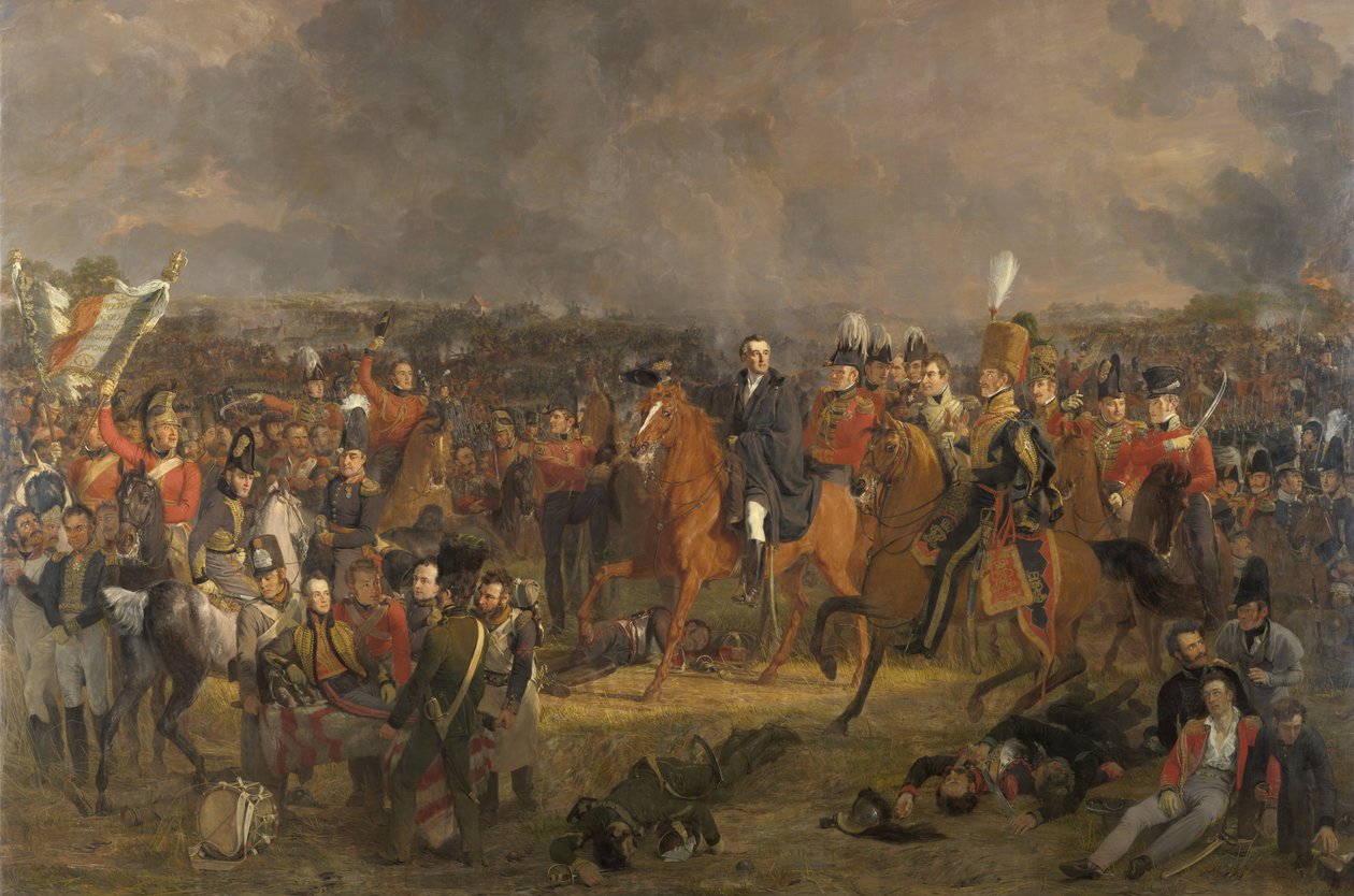 Slaget vid Waterloo, 1824 av Jan Willem Pieneman