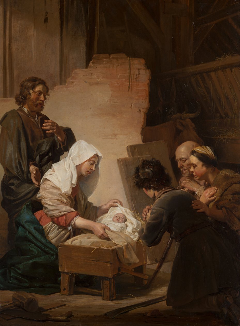 Herrens tillbedjan av Jan de Bray
