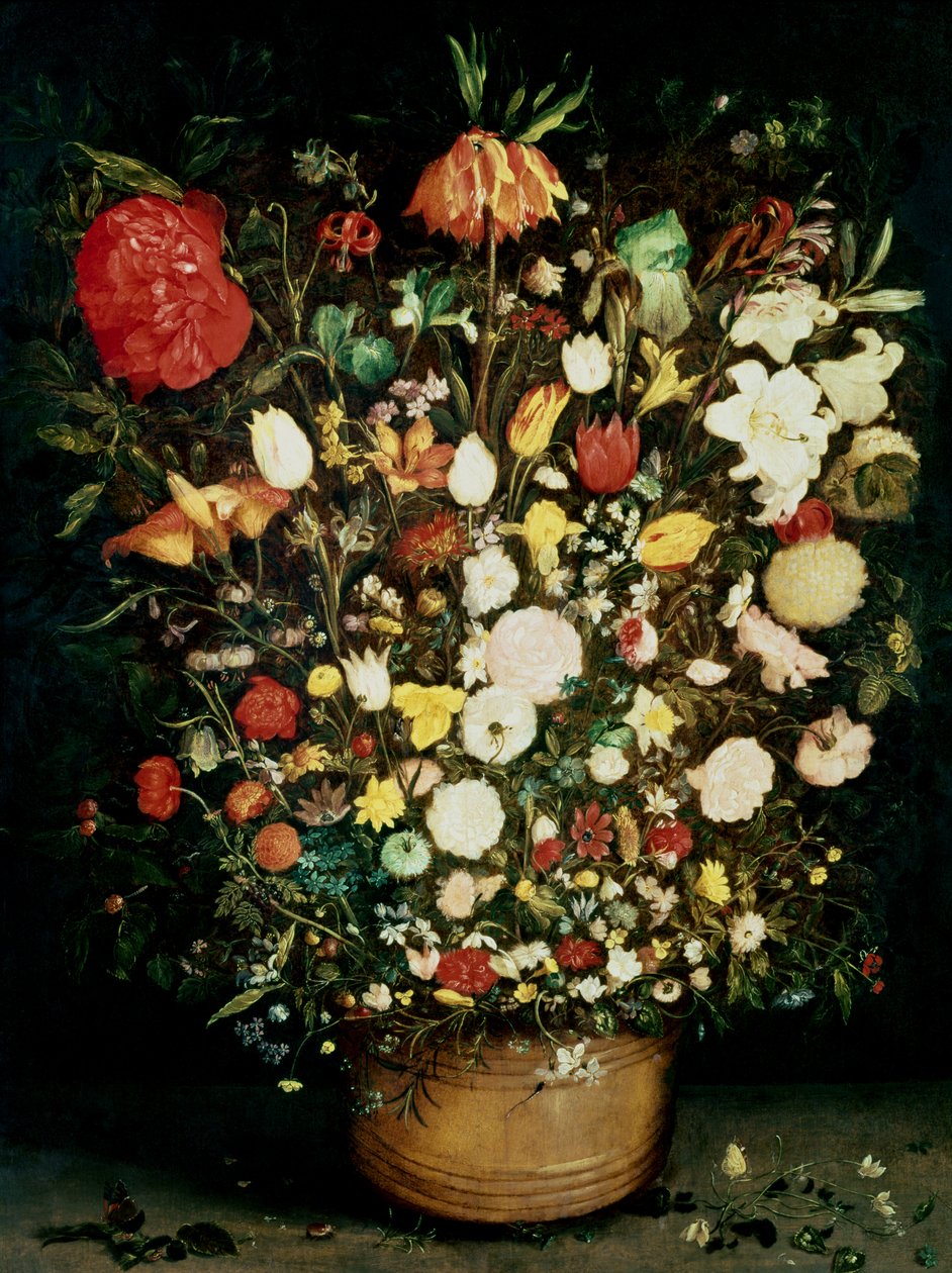 Vas med blommor av Jan the Elder Brueghel