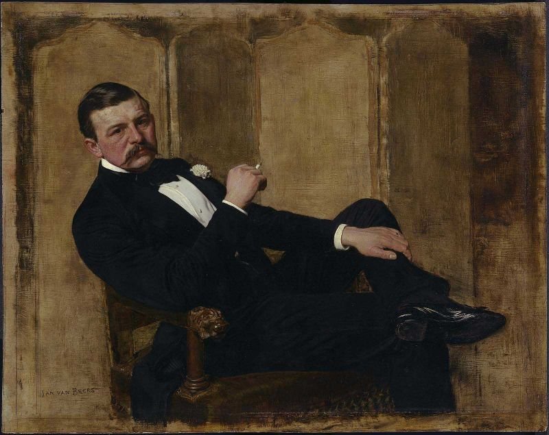 Portrait of a Man  av Jan van Beers