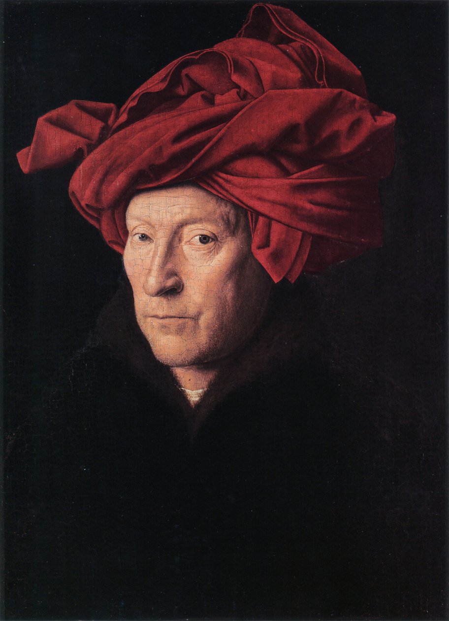 Porträtt av en man av Jan van Eyck