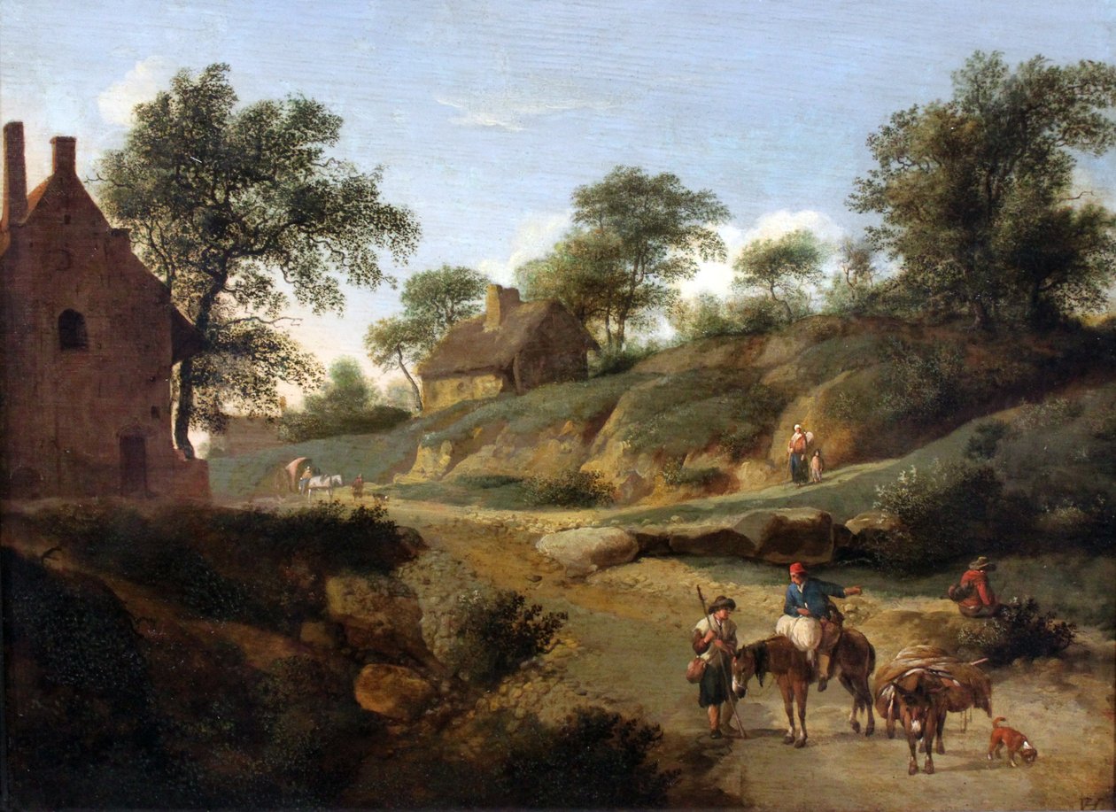 På en landsväg av Jan van der Heyden
