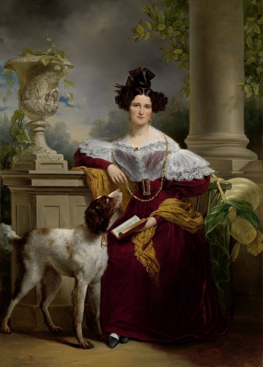 Porträtt av Alida Christina Assink av Jan Adam Kruseman