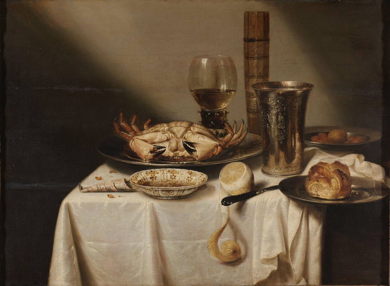 Fortfarande liv av Jan Albertsz. Rotius (signed by artist)