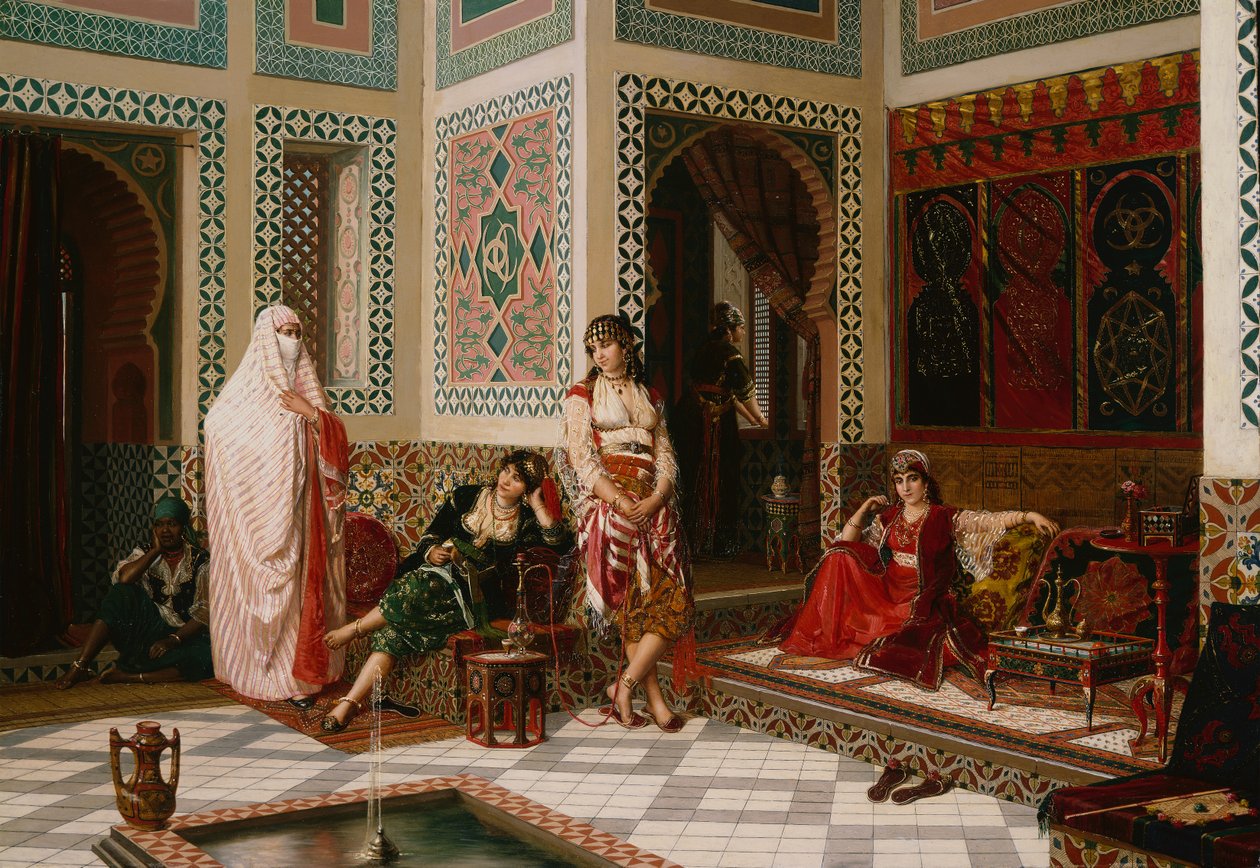 I Harem (olja) av Jan Baptist Huysmans