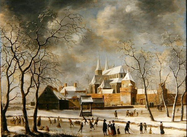 The Town of Deventer (olja på duk) av Jan Beerstraten