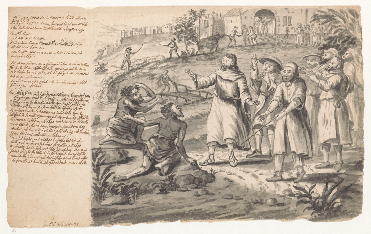 Kristus botar de besatta av Jan Brandes