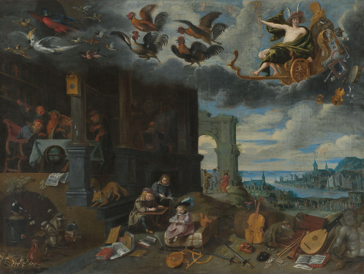 Barnen på planeten Merkurius av Jan Brueghel (II)