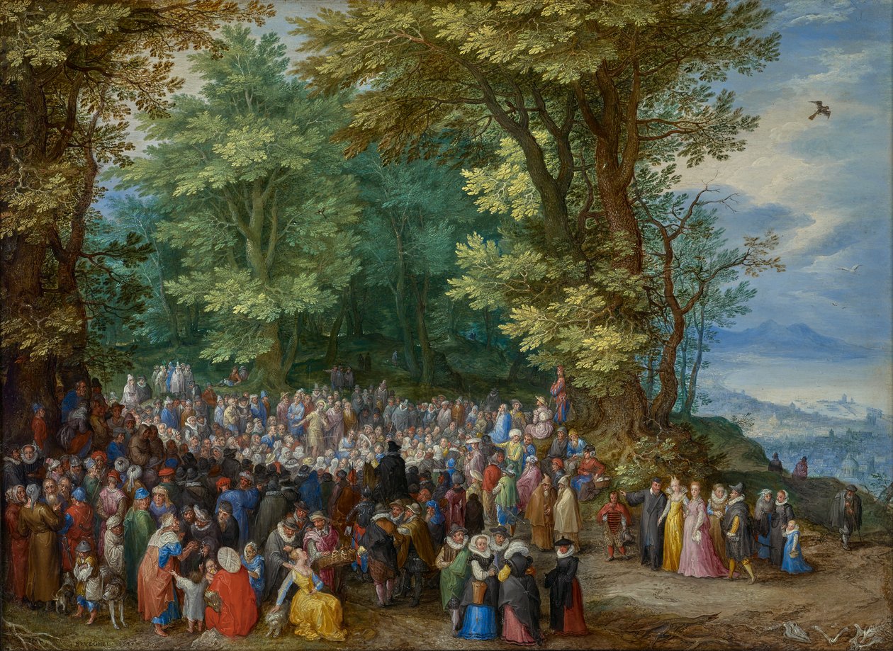 Bergspredikan av Jan Brueghel the Elder