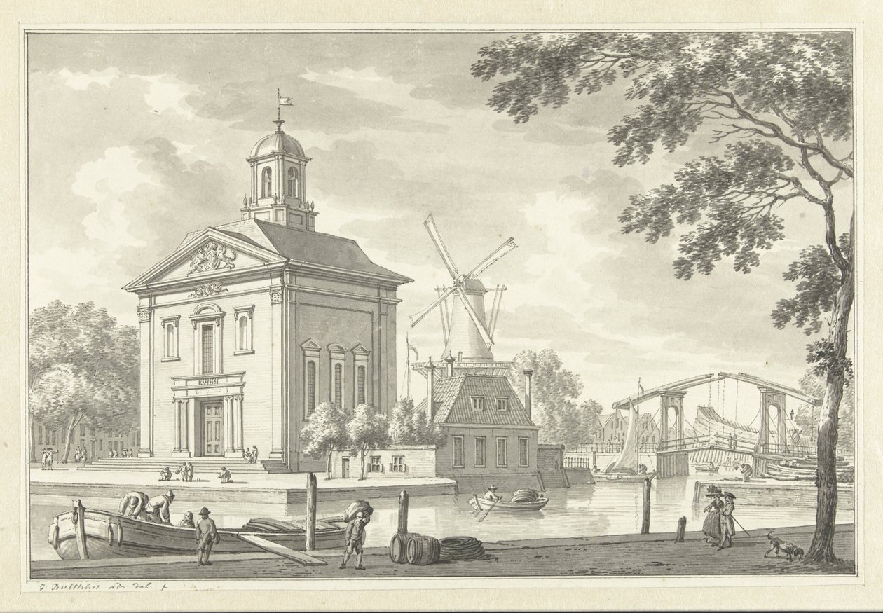 Engelska kyrkan i Rotterdam av Jan Bulthuis