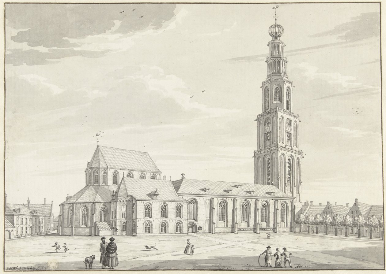 Martinikyrkan i Groningen av Jan Bulthuis