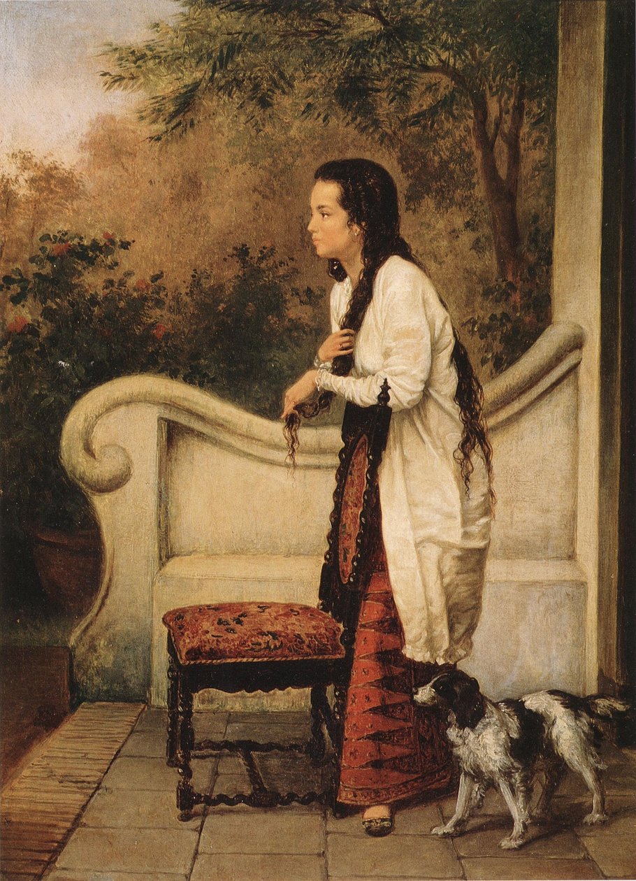 Porträtt av Margartha Martherus av Jan Daniel Beynon