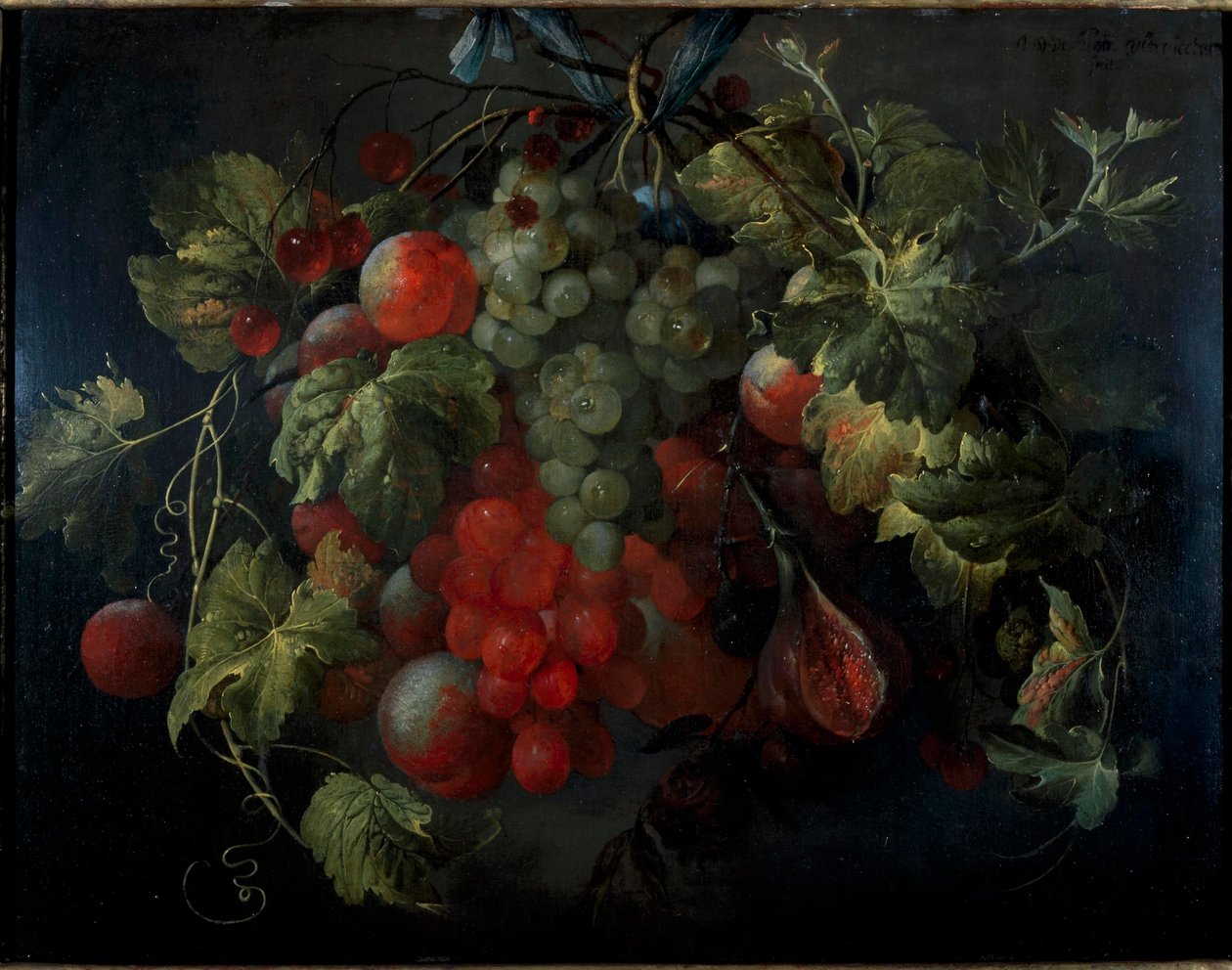 Nederländska: Festoon av frukt av Jan Davidsz. de Heem