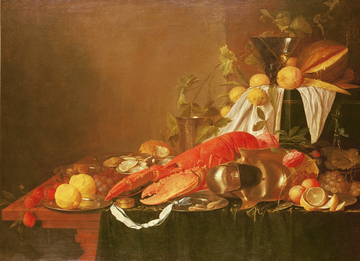 Stilleben, 1600-talet av Jan Davidsz de Heem