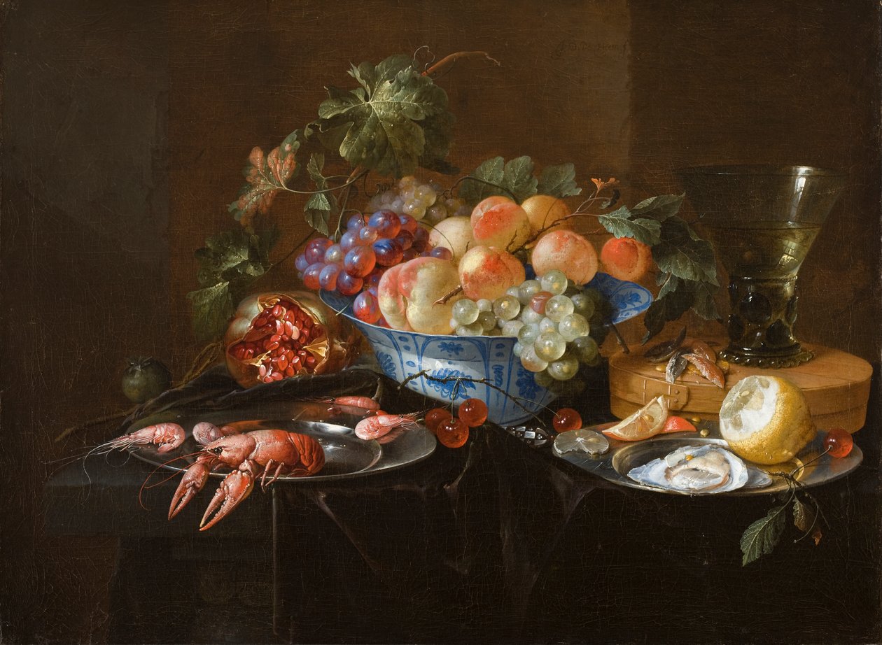 Stilleben, ca 1645 av Jan Davidsz de Heem