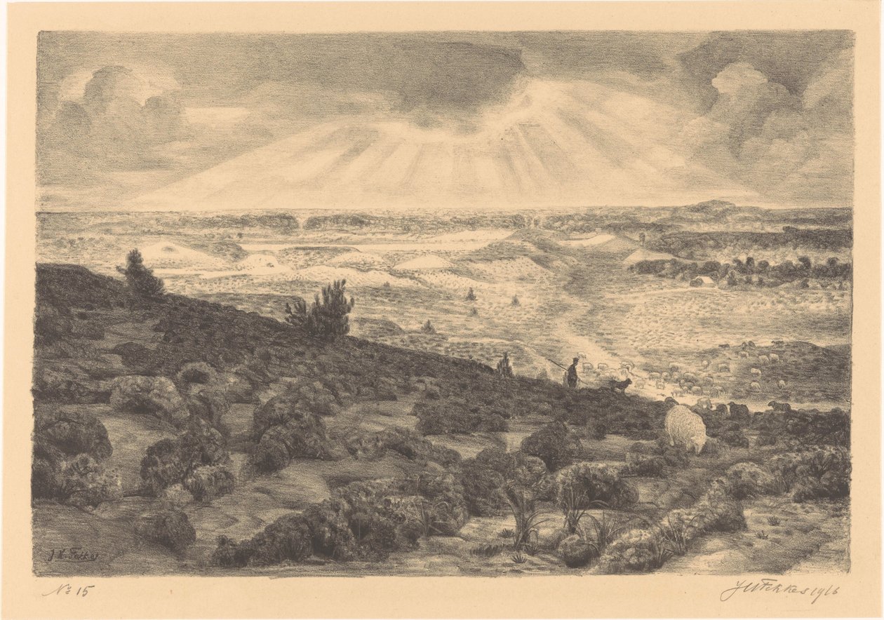 Heden nära Laren av Jan Fekkes (signed by artist)