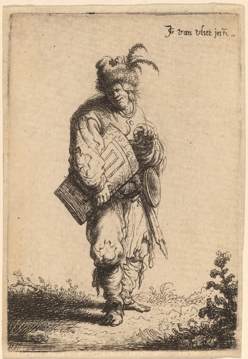 Hurdy-Gurdy-spelaren, 1632. av Jan Georg van Vliet