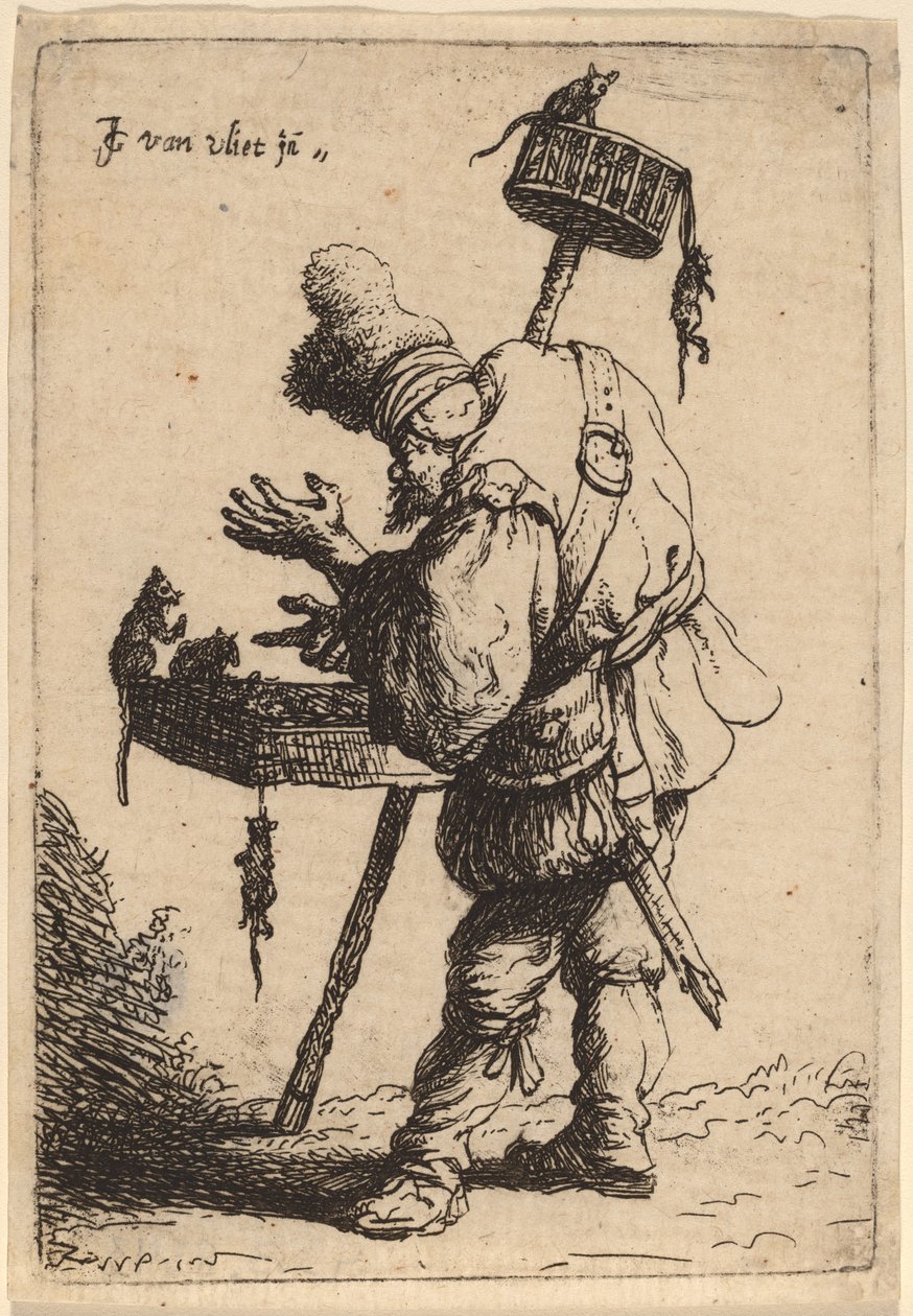 Råttfångaren, 1632. av Jan Georg van Vliet