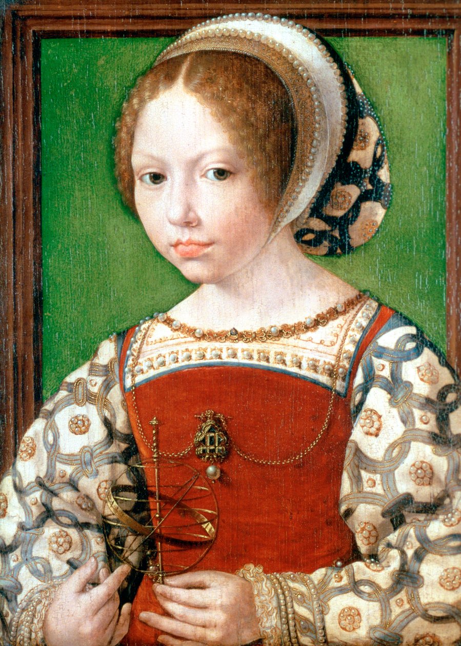 En liten flicka, c1520 av Jan Gossaert