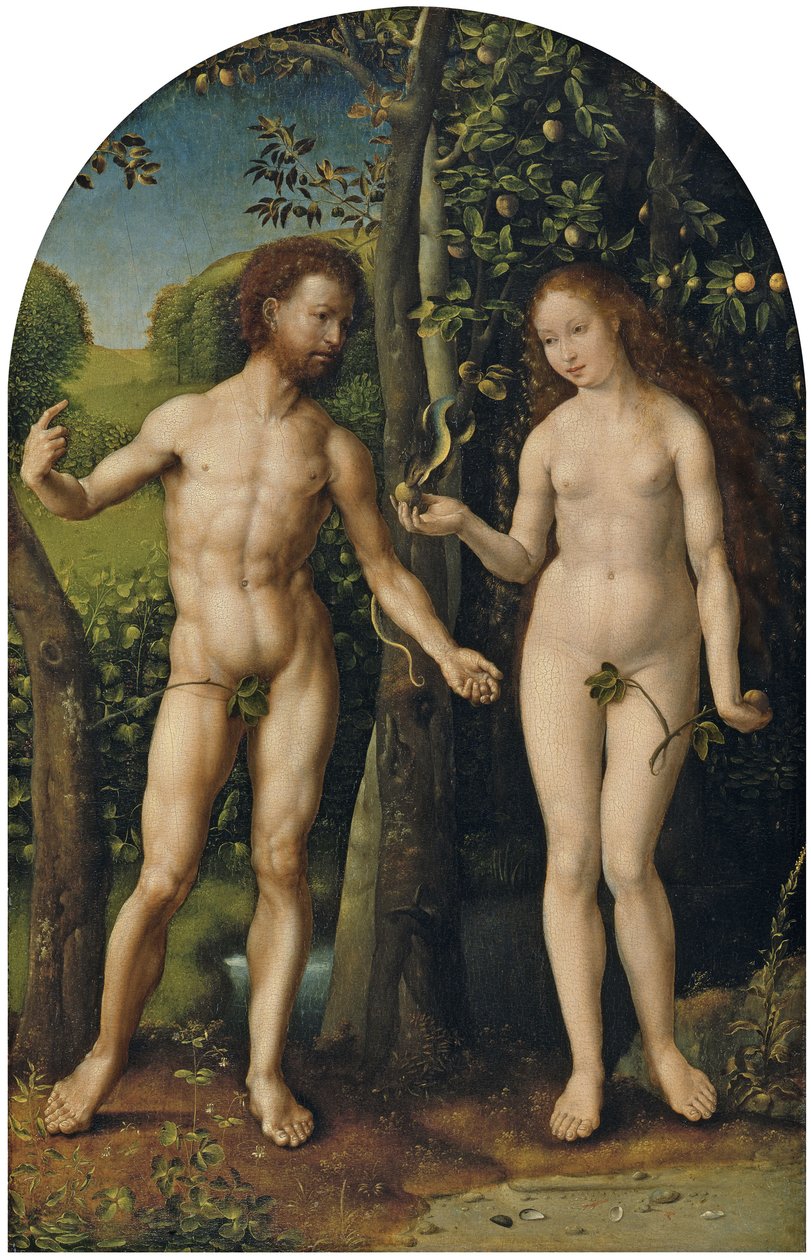 Adam och Eva av Jan Gossaert