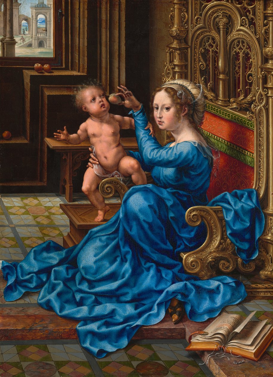 Madonna och barn av Jan Gossaert