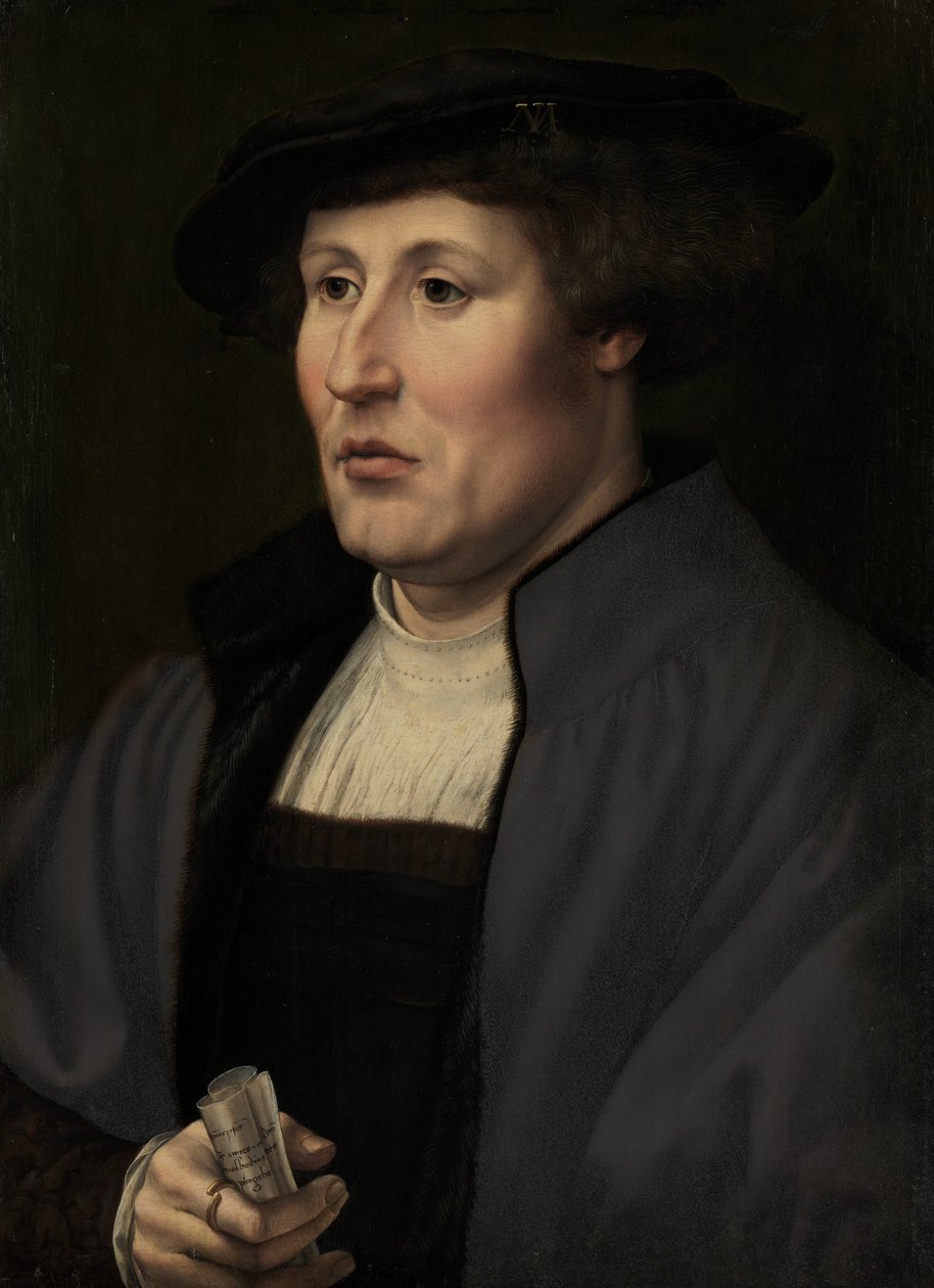 Porträtt av en man, ca. 1520-25. av Jan Gossaert