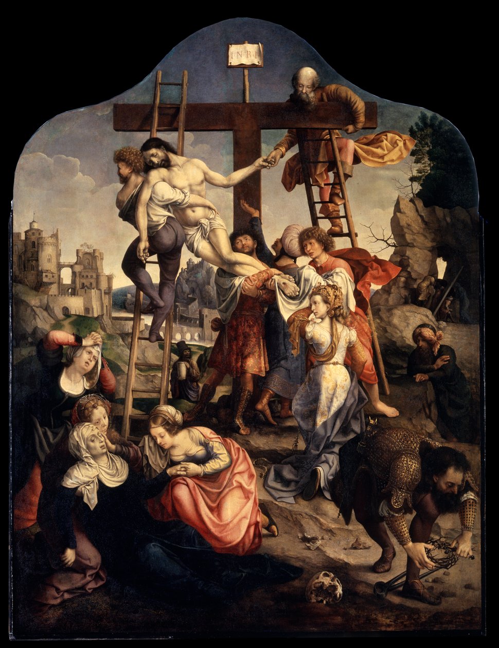 Nedstigningen från korset, c1520. av Jan Gossaert
