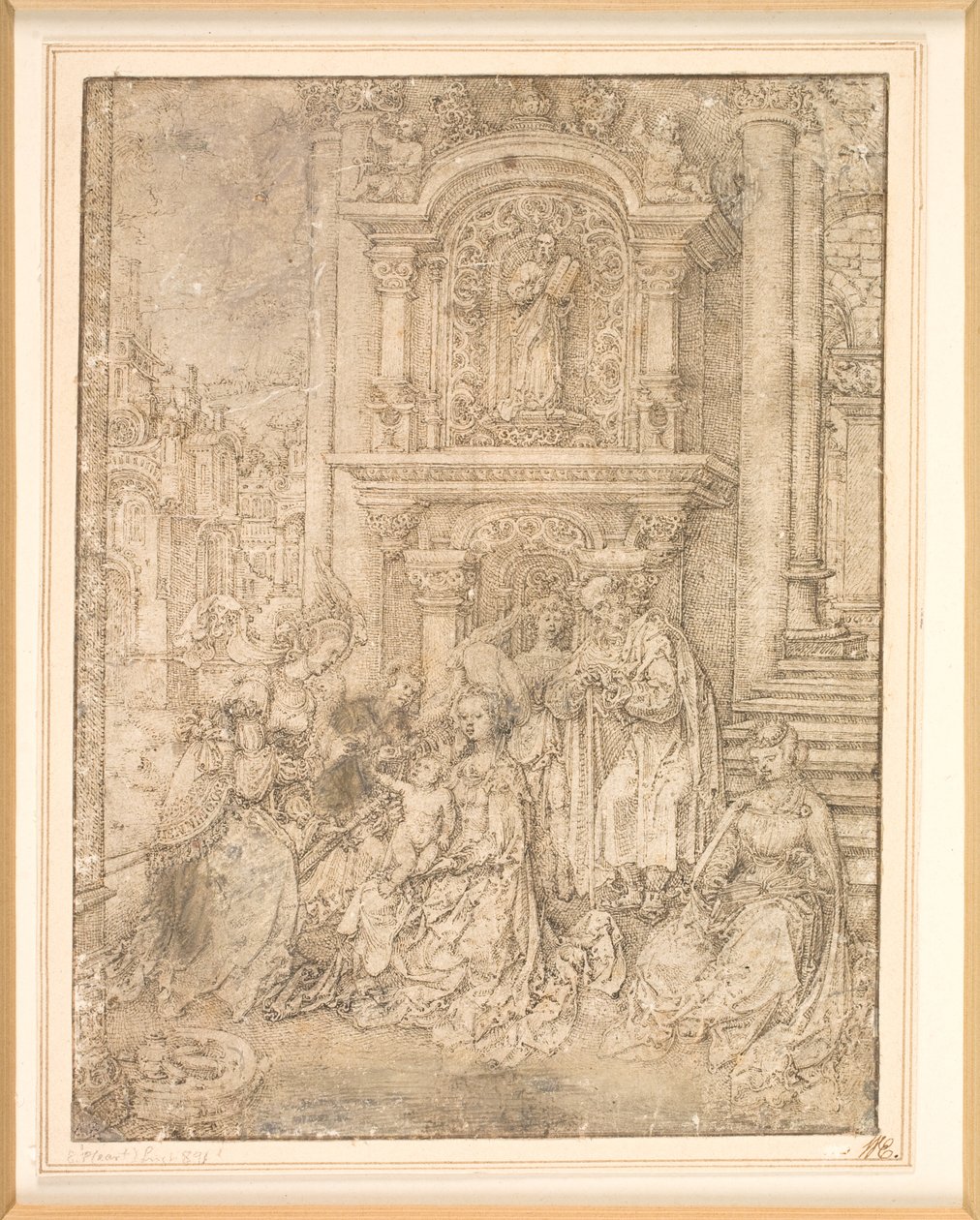 St Catherines mystiska äktenskap av Jan Gossaert