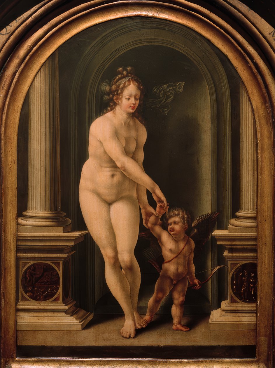 Venus och Amor av Jan Gossaert
