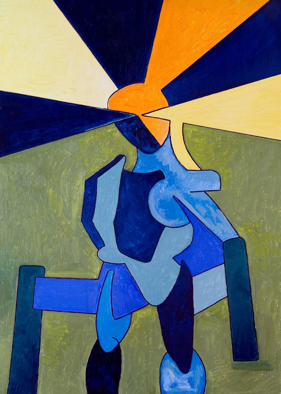 Defiance, 2007 (olja på trä) av Jan Groneberg