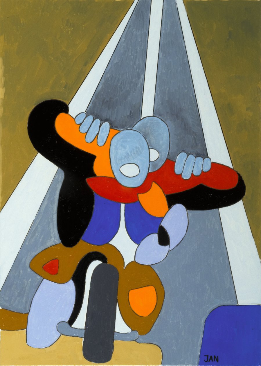 Easy Riding, 2009 (olja på duk) av Jan Groneberg