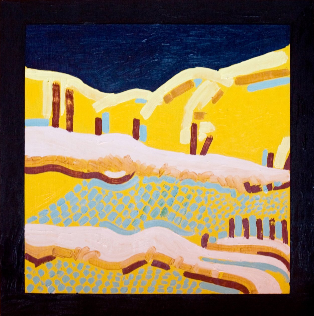 Fata Morgana, 2006 (olja på trä) av Jan Groneberg