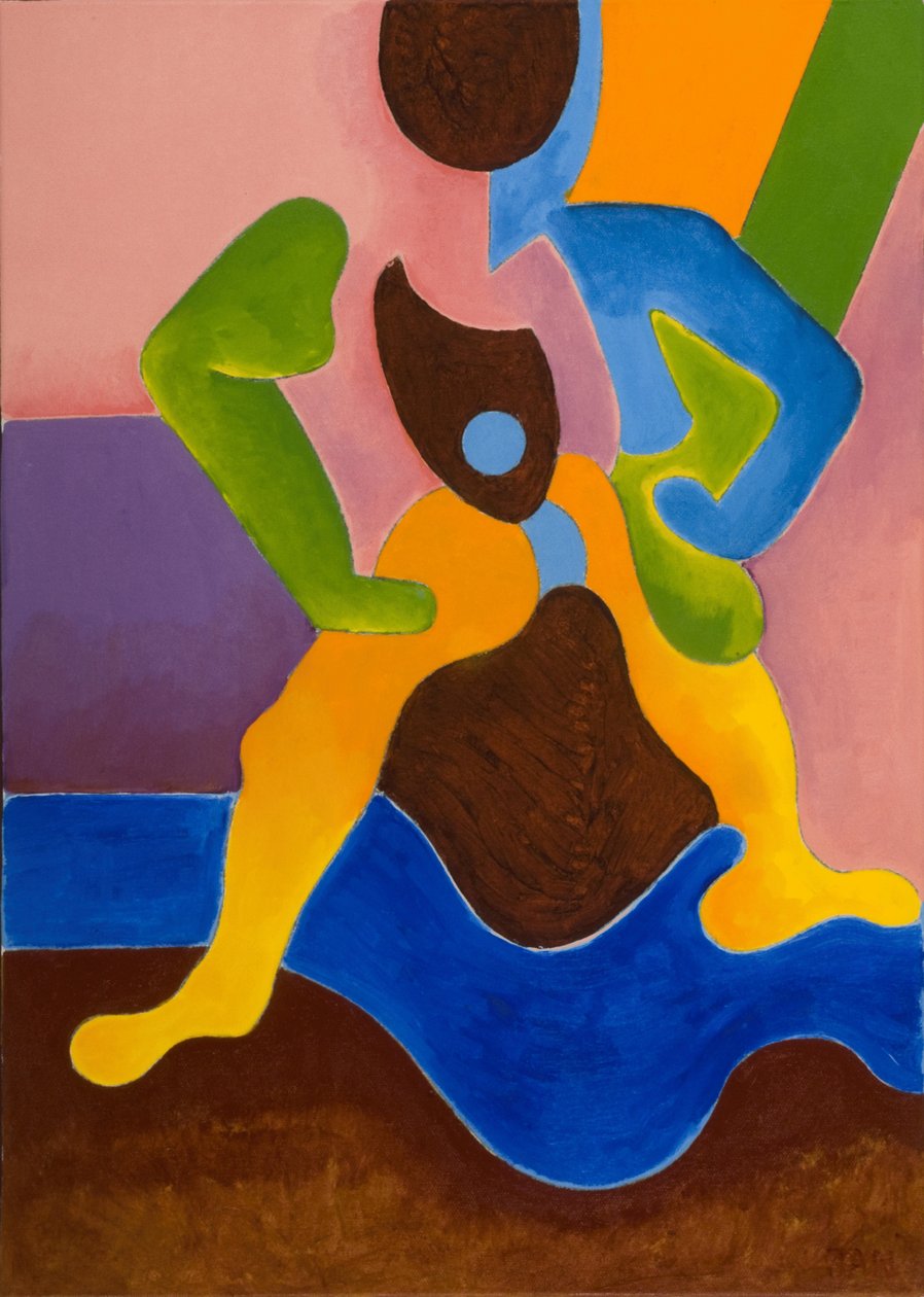 Inexperienced Camel Driver, 2009 (olja på duk) av Jan Groneberg