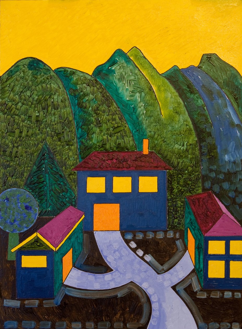 Sociala relationer, 2006 (olja på trä) av Jan Groneberg
