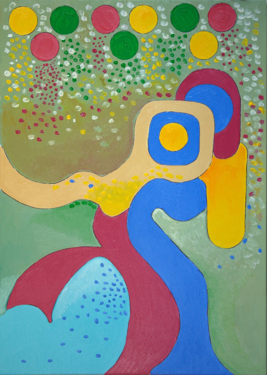 Tango, 2009 (olja på duk) av Jan Groneberg