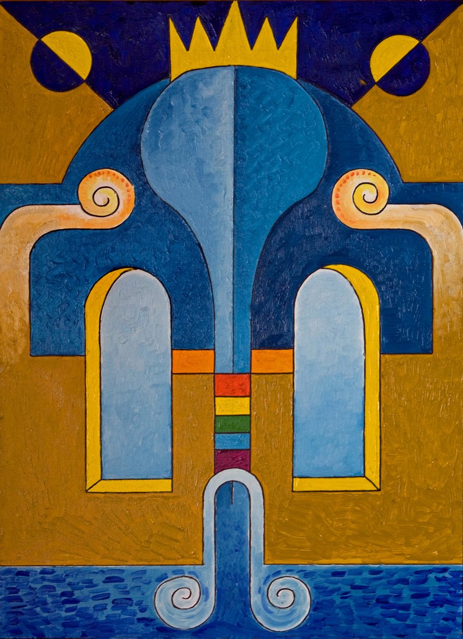 The Bride, 2006 (olja på trä) av Jan Groneberg