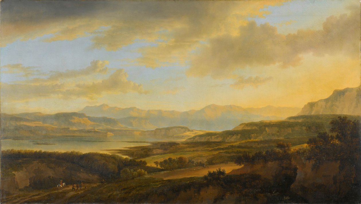 Zürichsjön av Jan Hackaert