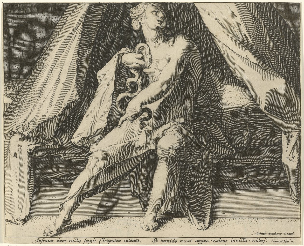 Kleopatras död av Jan Harmensz. Muller