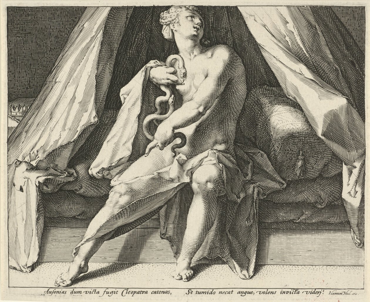 Kleopatras död av Jan Harmensz. Muller