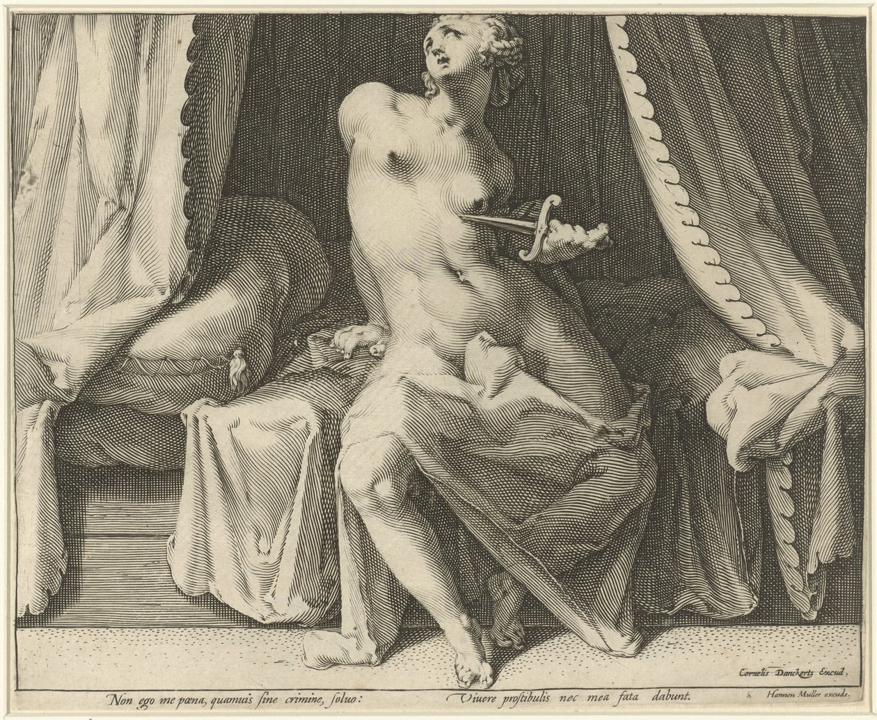Lucretias död av Jan Harmensz. Muller