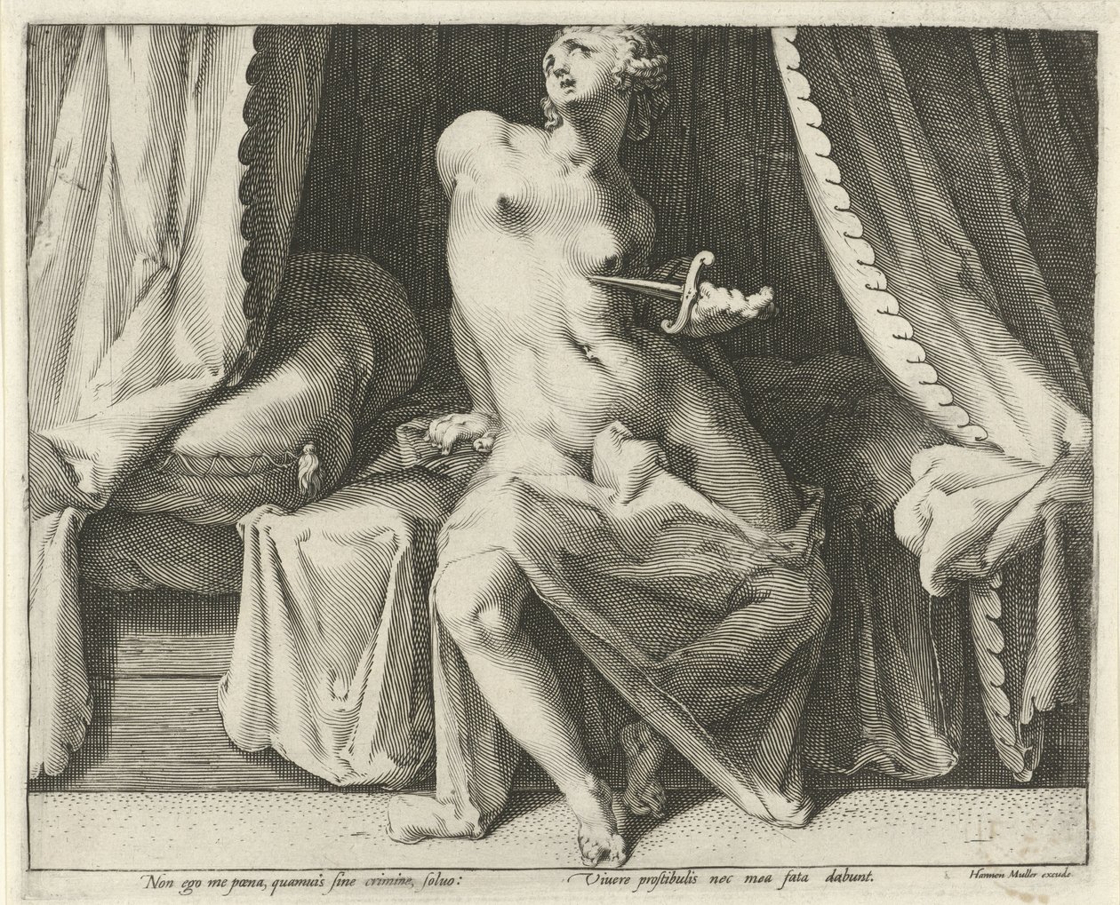 Lucretias död av Jan Harmensz. Muller