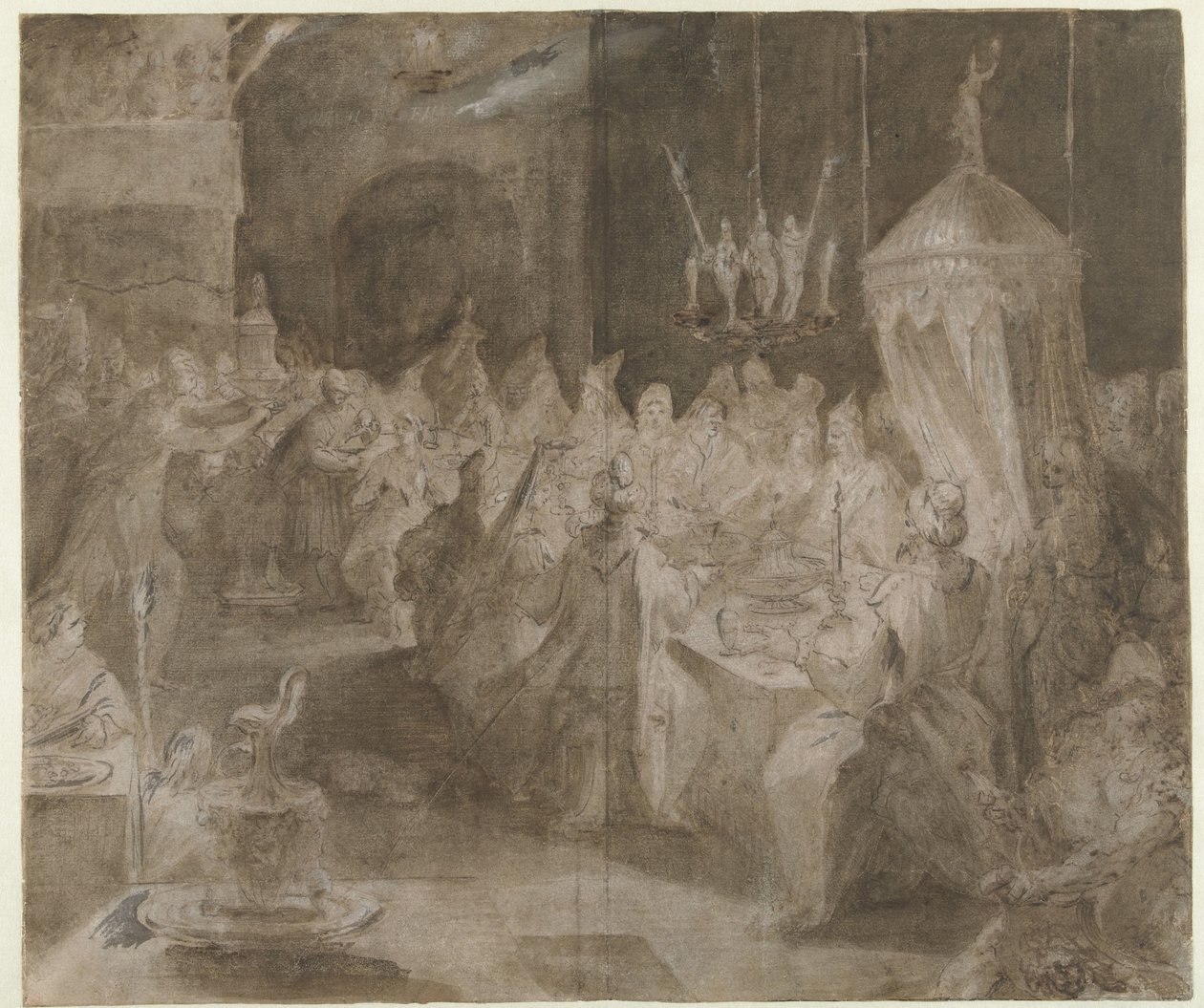 Belsassars bankett av Jan Harmensz. Muller