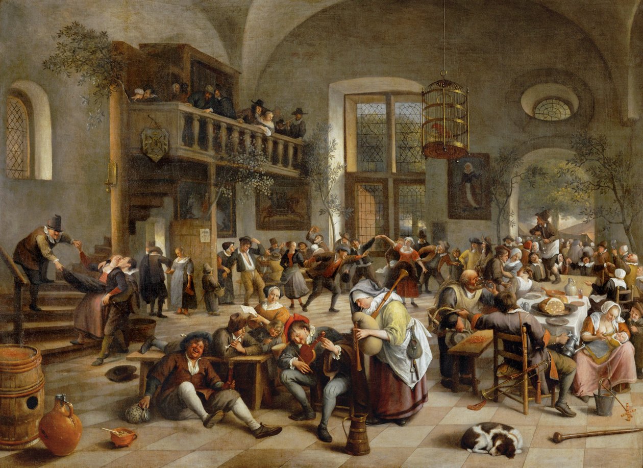Fest på en krog... av Jan Havicksz. Steen