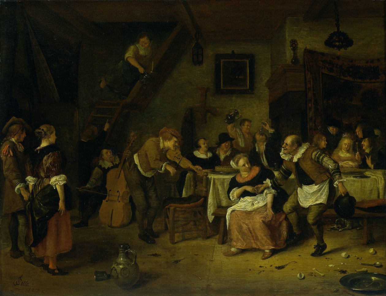 Bondbröllop av Jan Havicksz. Steen