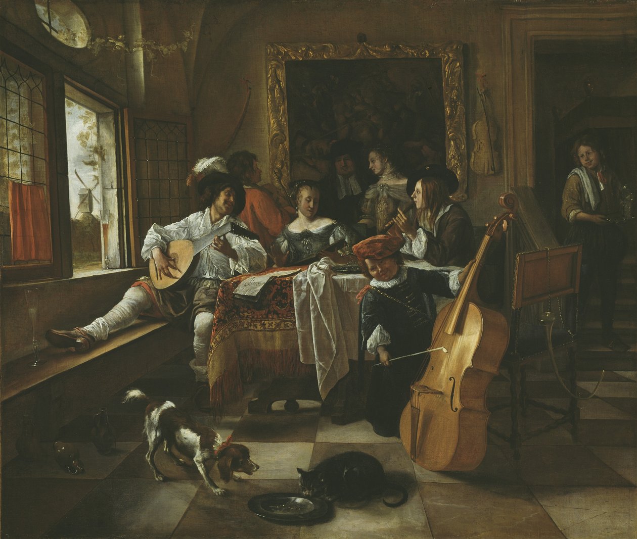 Familjekonserten, 1666 av Jan Havicksz. Steen