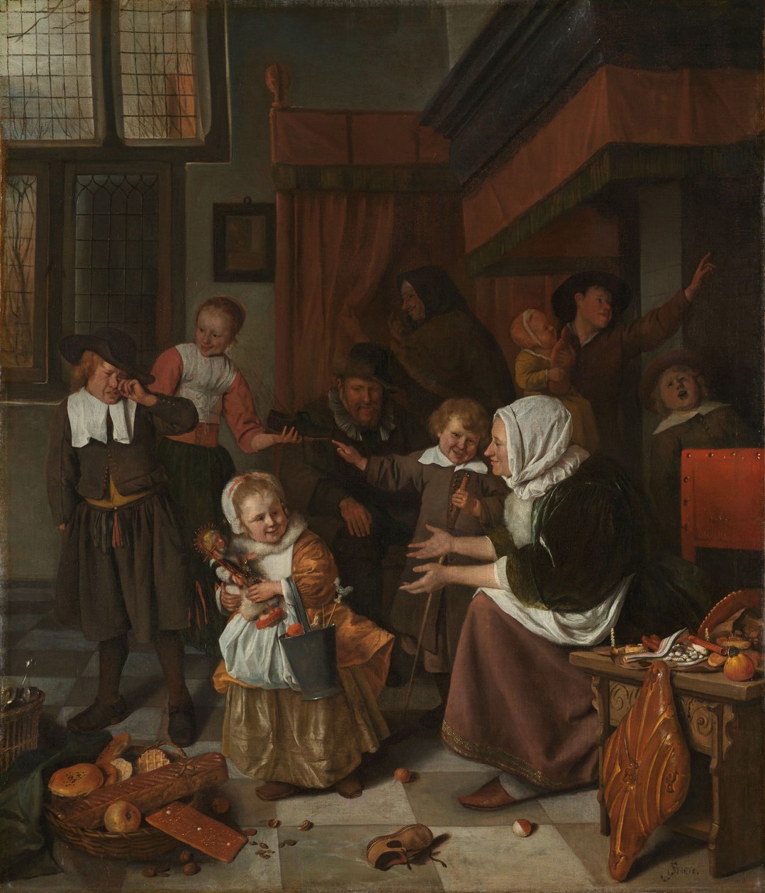 St Nicholas högtid av Jan Havicksz. Steen