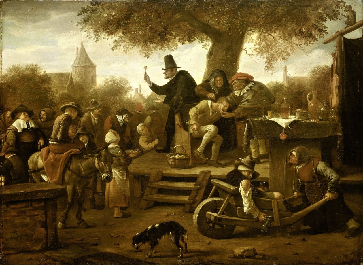 Kvackaren av Jan Havicksz. Steen
