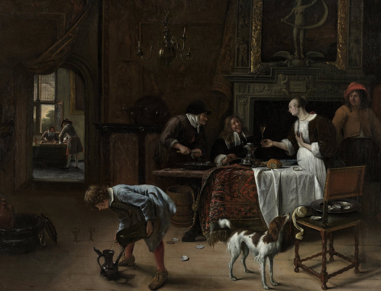 Lätt kom, lätt gå, 1661 av Jan Havickszoon Steen